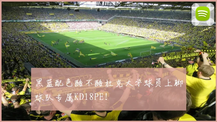 黑蓝配色酷不酷杜克大学球员上脚球队专属KD18PE！